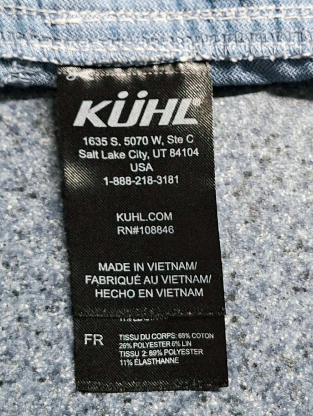 Kuhl Cabo Blue Iris Outdoor UPF 50+ Short, Size 8, Style#6273 - Picture 3 of 15